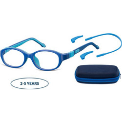 Sunoptic K1A Παιδικός Σκελετός Γυαλιών Οράσεως Λαστιχένιος Μπλε