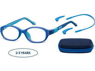 Sunoptic K1A Παιδικός Σκελετός Γυαλιών Οράσεως Λαστιχένιος Μπλε