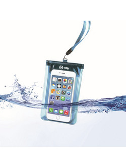 Celly Splash Bag Universal 5.7" - Blue (SPLASHBAGLB)