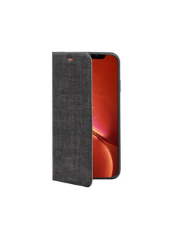 Fabric Book iPhone XR - Dark Grey