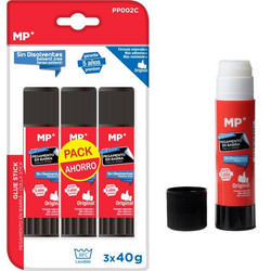 Madrid Papel Κόλλα Stick Μεγάλου Μεγέθους 3τμχ 40gr