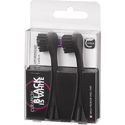 Curaprox Hydrosonic Black Is White Ανταλλακτικές Κεφαλές 2τμχ