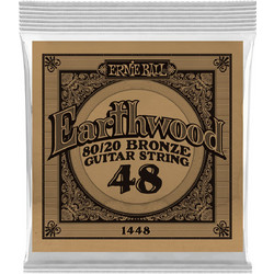 Ernie Ball 1448 Earthwood Χορδή Ακουστικής Κιθάρας 80/20 Bronze 48"