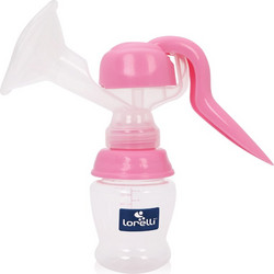 Lorelli Bertoni Μονό Χειροκίνητο Θήλαστρο Χωρίς BPA Pink 150ml