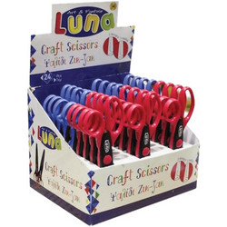 Luna Σχολικό Ψαλίδι Ζικ-Ζακ 16cm 2 Σχέδια (620480)