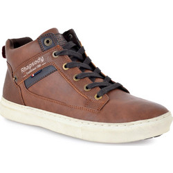 Rhapsody Ανδρικά Μποτάκια Δερμάτινα Ταμπά J589S1942531