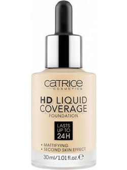 Catrice HD Liquid Coverage 002 Porcelain Beige Liquid Foundation 30ml