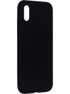 Senso Liquid Back Cover Silicone Black (iPhone X / Xs)