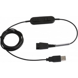 Supervoice SVC-QDUSB1 Headset QD to USB PC connecting bottom cable (Lync compatible)