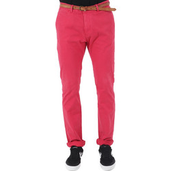 Scotch & Soda Ανδρικό Παντελόνι Chino Ελαστικό Κανονική Εφαρμογή Φούξια 14010280001-44