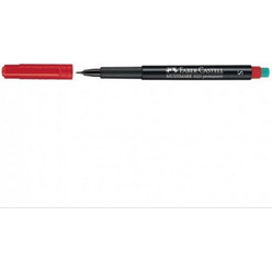 Μαρκαδόρος OHP Faber Castell S Κόκκινο 1523