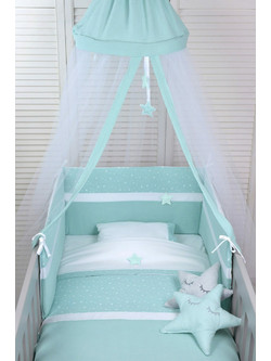Baby Oliver Des 373 Σετ Κούνιας Mint 2τμχ