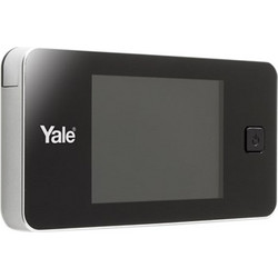 Ηλεκτρονικό ματάκι πόρτας, Yale DDV 500, ασημί, 14mm