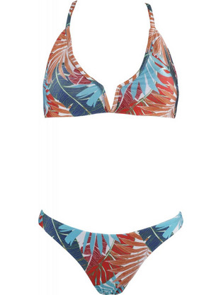 Gsecret Bikini Set Τριγωνάκι με Ενίσχυση Ψηλόμεσο Brazil Floral Πολύχρωμο C9281-12463