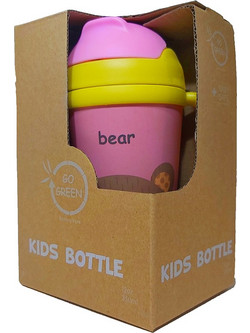 Παγουρίνο Μπαμπού Παιδικό Αρκουδάκι 350ml Kids Bottle
