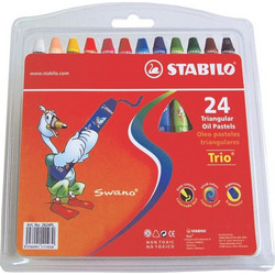 Λαδοπαστέλ Stabilo 2624 PL 24 τεμάχια