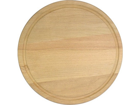 Ξύλινο Πιάτο με Λούκι Φ20 cm c372336