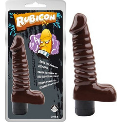 Chisa Novelties Rubicon Vibrating Sugar Ρεαλιστικός Δονητής 19cm Καφέ