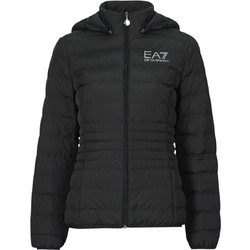 EA7 Γυναικείο Μπουφάν Χειμωνιάτικο Puffer Κοντό Μαύρο 8NTB23TN12Z1200