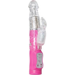 EasyToys Rabbit Bunny Δονητής Rabbit 25cm Ροζ