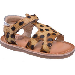 Gioseppo Leopard Παιδικά Πέδιλα για Κορίτσι Καφέ 84066