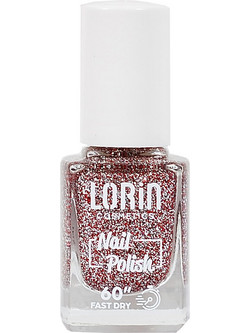 Lorin Fast Dry 60 204 Glitter Βερνίκι Νυχιών Quick Dry 13ml