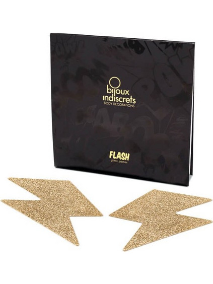 Bijoux Indiscets SI Flash Bolt Pasties Gold