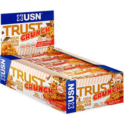USN Trust Crunch Bar Salted Caramel Peanut 60gr 12τμχ