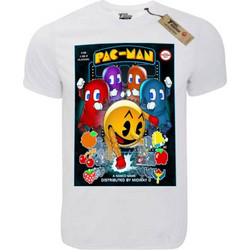 T-shirt unisex Takeposition T-cool λευκό Pacman Poster, 900-4584