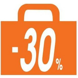 Next αφίσα Σακούλα -30% για βιτρίνες 34x32εκ