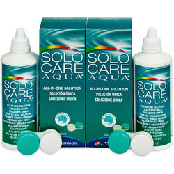 Menicon Solocare Aqua Υγρό Φακών Επαφής 2x360ml