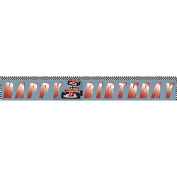 Banner πλαστικό race car 13x35εκ