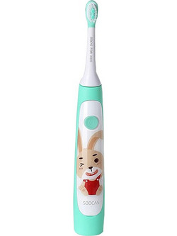 Xiaomi Soocas Sonic Kids Green Παιδική Ηλεκτρική Οδοντόβουρτσα με Χρονομετρητή