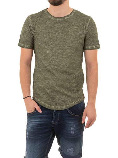 Κοντομάνικη Μπλούζα T-Shirt Back2Jeans B4 SS21 Χακί