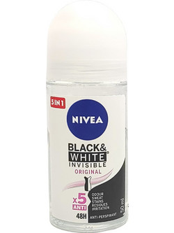 Nivea Invisible For Black & White Original Γυναικείο Αποσμητικό Roll On 48h 50ml