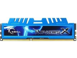G.Skill RipjawsX 32GB (4X8GB) DDR3 RAM 1600MHz C9 Blue
