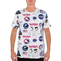ALPHA INDUSTRIES NASA AOP T-Shirt - White