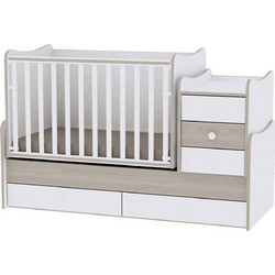 Lorelli Maxi Plus Πολυμορφική Κούνια για Στρώμα 62x110cm White Amber 10150300035A