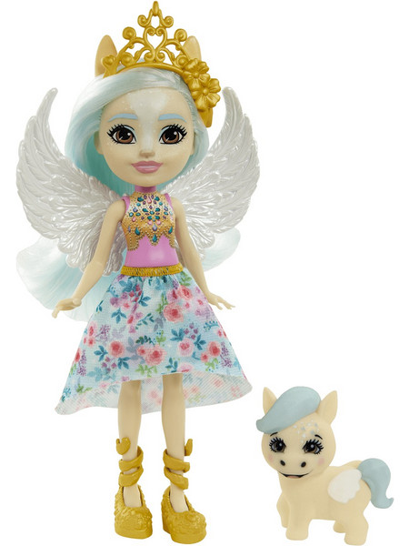 Mattel Enchantimals Κούκλα & Ζωάκι Φιλαράκι Royals Πήγασος