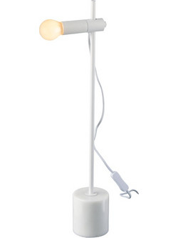 Aca OD581T58W Πορτατίφ E14 Λευκό Φ9xΥ58cm