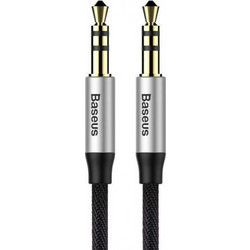 Baseus(R) Καλώδιο Aux 3.5mm male - 3.5mm male 1m CAM30-BS1 - Μαύρο