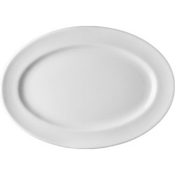 Οβάλ Πιατέλα Πορσελάνης Extra Strong 25cm Σειρά LIBERTY LUKANDA ΣΕΤ 6 ΤΕΜΑΧΙΩΝ c376017