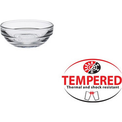 Γυάλινο Μπωλ Φ6x2 4cm 3 5cl Στοιβαζόμενο Tempered Σειρά Lys DURALEX ΣΕΤ 4 ΤΕΜΑΧΙΩΝ c376362