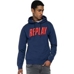 Replay Ανδρικό Φούτερ με Κουκούλα & Τσέπες Royal Blue M3510.000.23040P-986