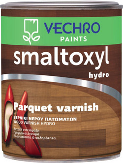 Vechro Smaltoxyl Hydro Parquet Varnish Βερνίκι Επιφάνειας Ξύλου Έτοιμο προς Χρήση Satin Διάφανο 0.75lt