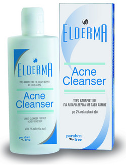 Elderma Acne Cleanser Λοσιόν Καθαρισμού Προσώπου για Ακμή 200ml