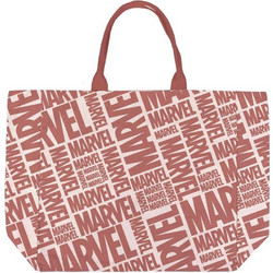 Marvel Handbag Logo Υφασμάτινη Τσάντα Θαλάσσης Ώμου Πολύχρωμη