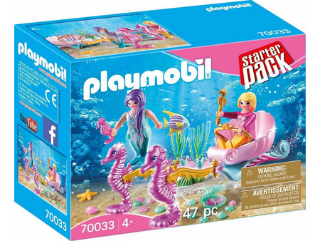 Playmobil Starter Pack Άμαξα με Ιππόκαμπους για 4+ Ετών 70033