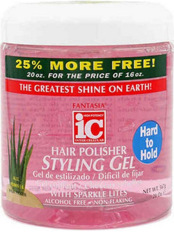 Fantasia IC Aloe Hard Styling Gel Μαλλιών για Λάμψη Πολύ Δυνατό Κράτημα 453gr