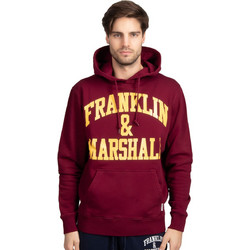 Franklin & Marshall Ανδρικό Φούτερ με Κουκούλα & Τσέπες Μπορντό JM5010.000.2004P01-330